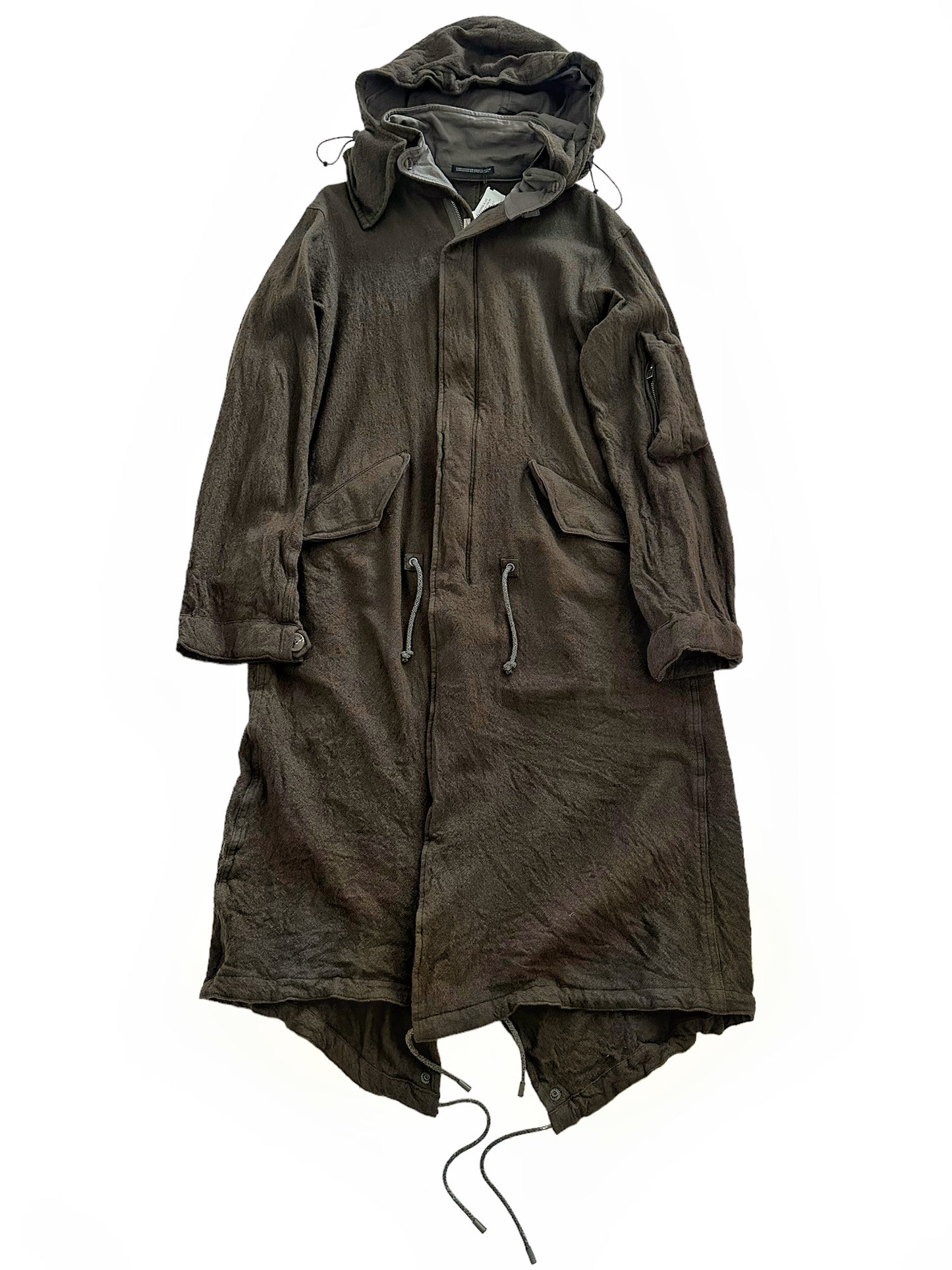 Fulling Serge R-Milling Wool Parka Mod Coat