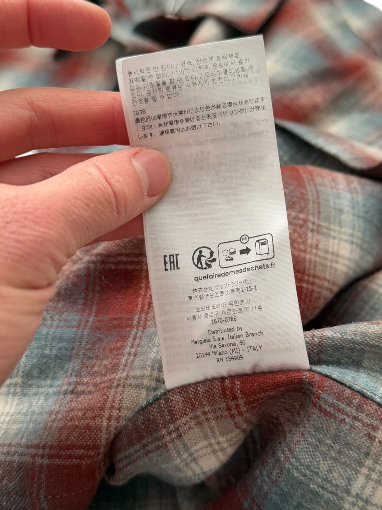 x Pendleton Wool Oversized Flannel Shirt