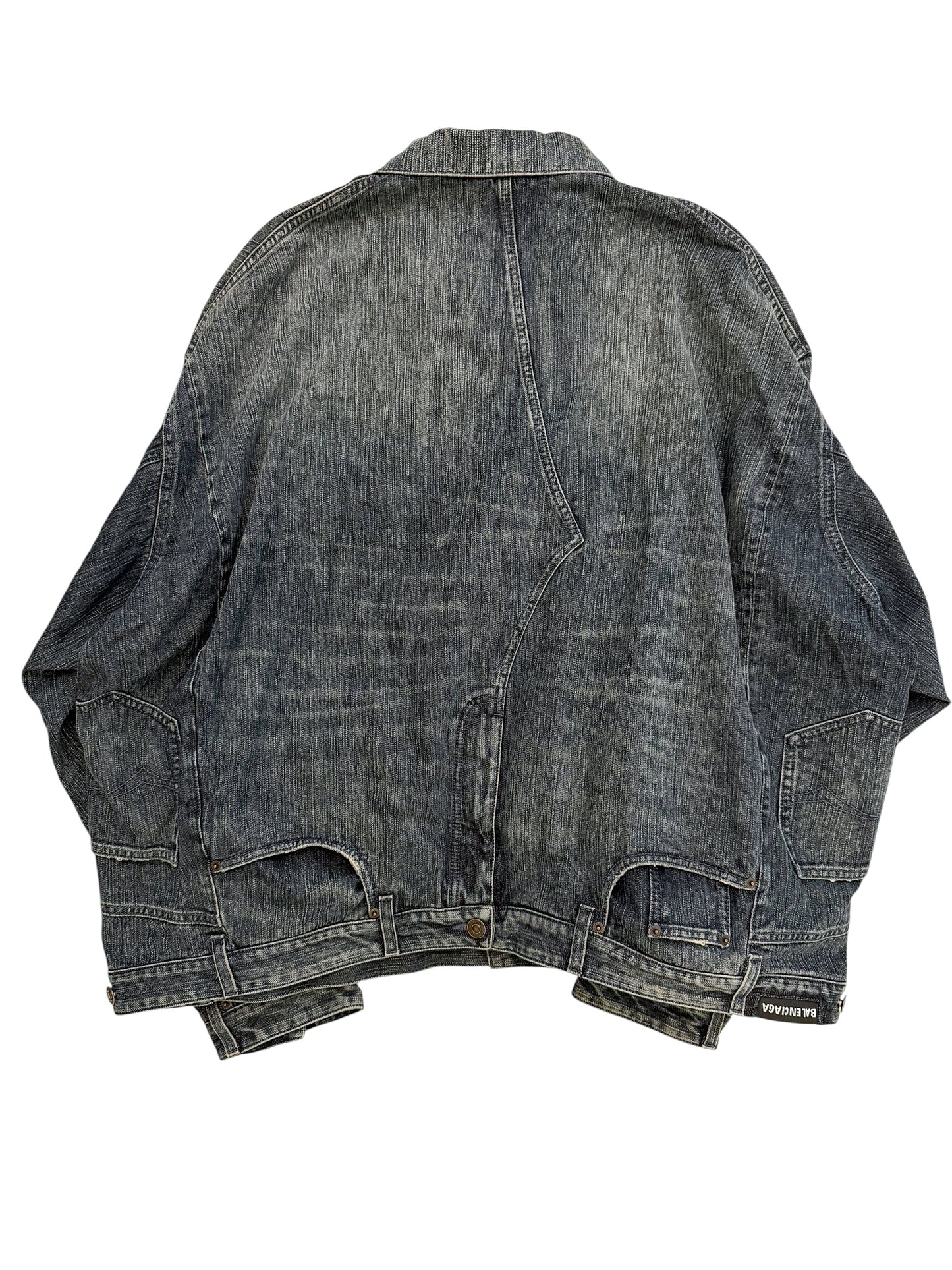 2023 Reconstructed Pant Jeans Denim Jacket
