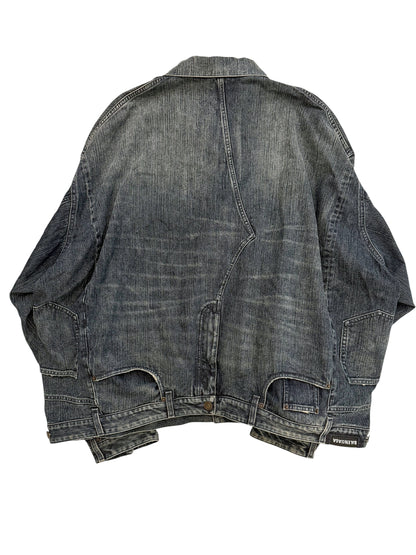 2023 Reconstructed Pant Jeans Denim Jacket