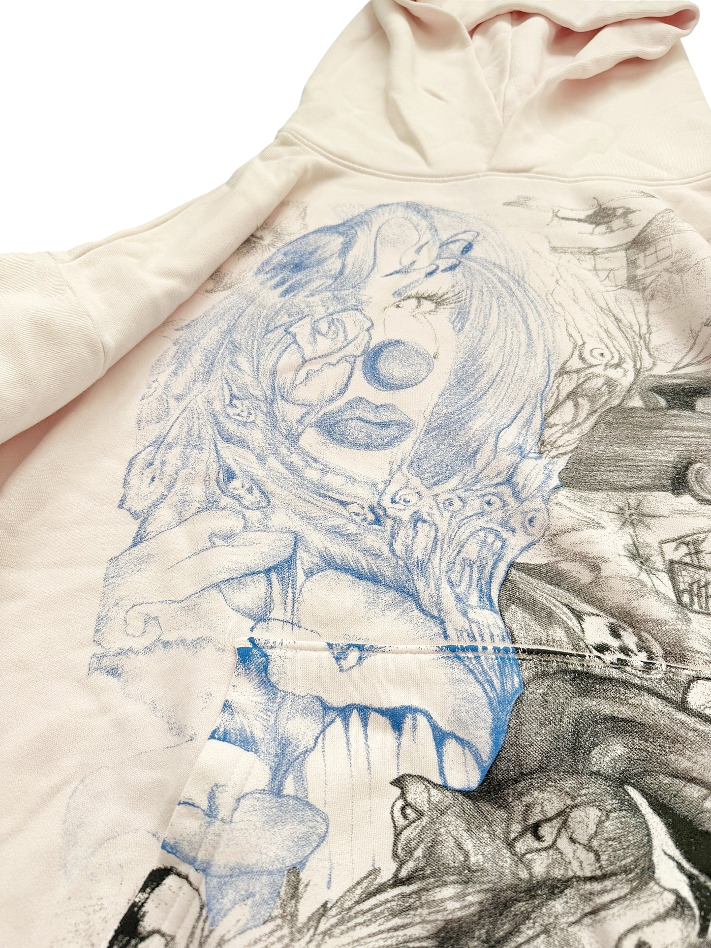 Valentina Graves Tattoo Art Hoodie Pink