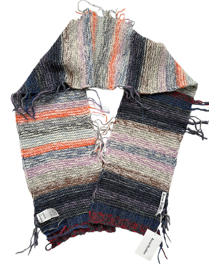 Multicolor Fringe Yarn Scarf