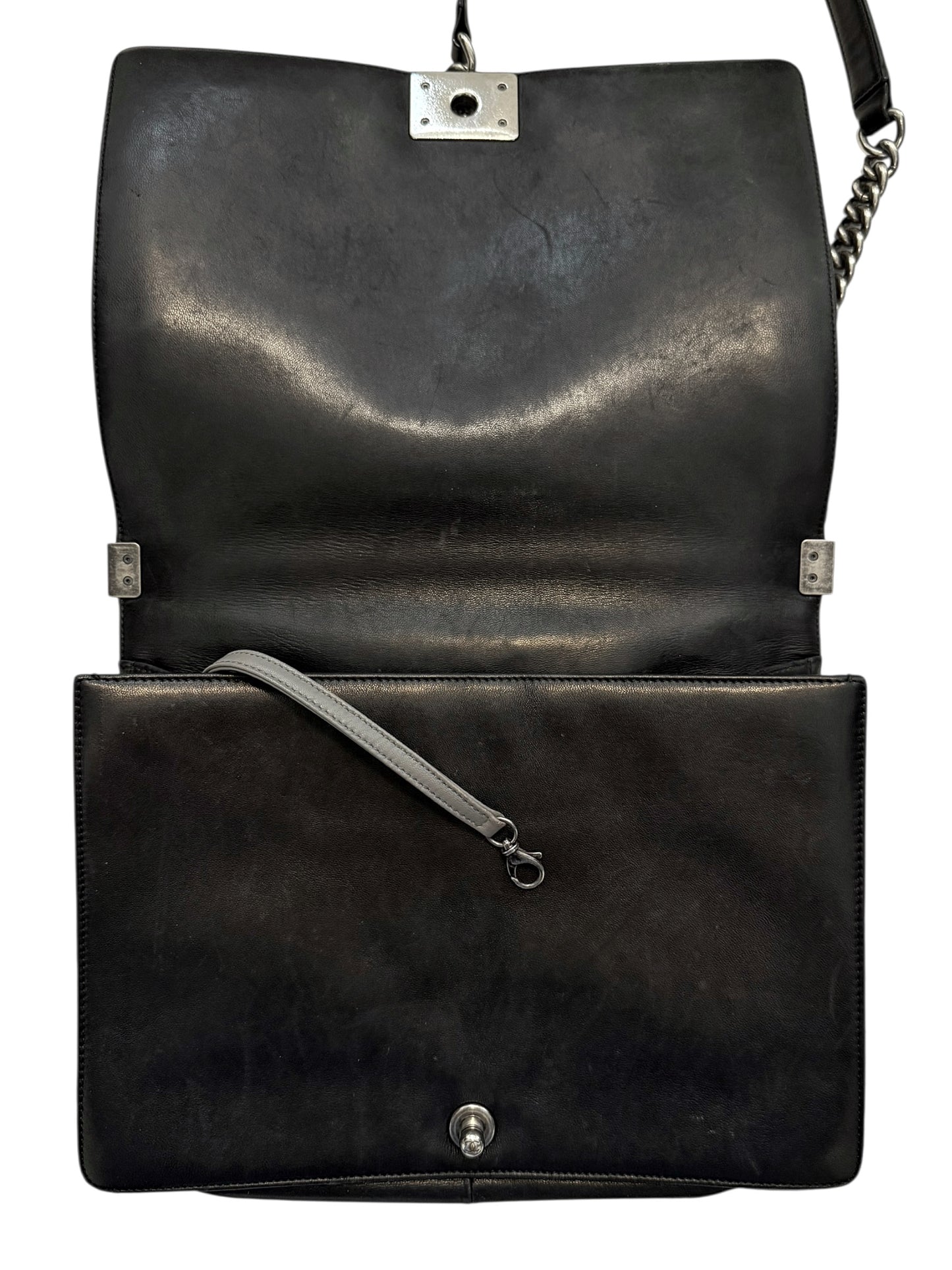 Large Caviar Boy Flap Chain Bag