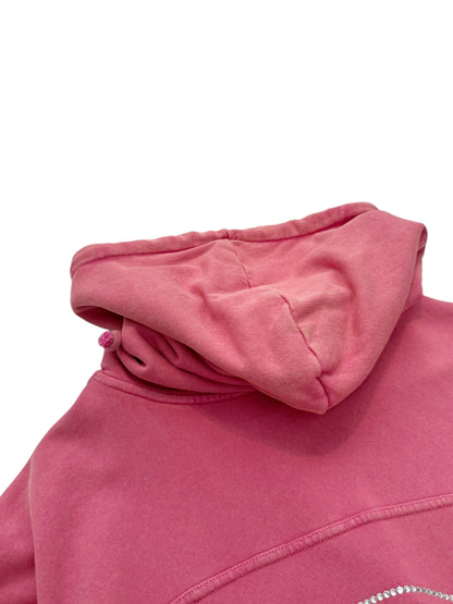 Swarovski Logo Overdyed Hoodie