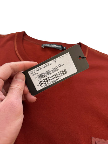 Leather Badge Maroon Shirt