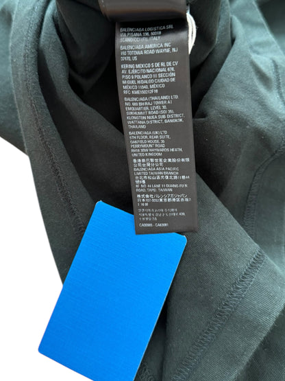 Green Adidas Embroidered Logo Oversized Shirt