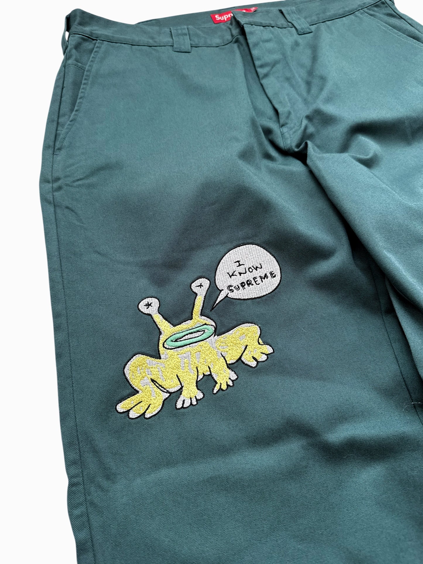 Daniel Johnston Embroidered Slacks