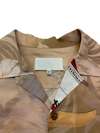 Linen Hawaiian Barcode Shirt