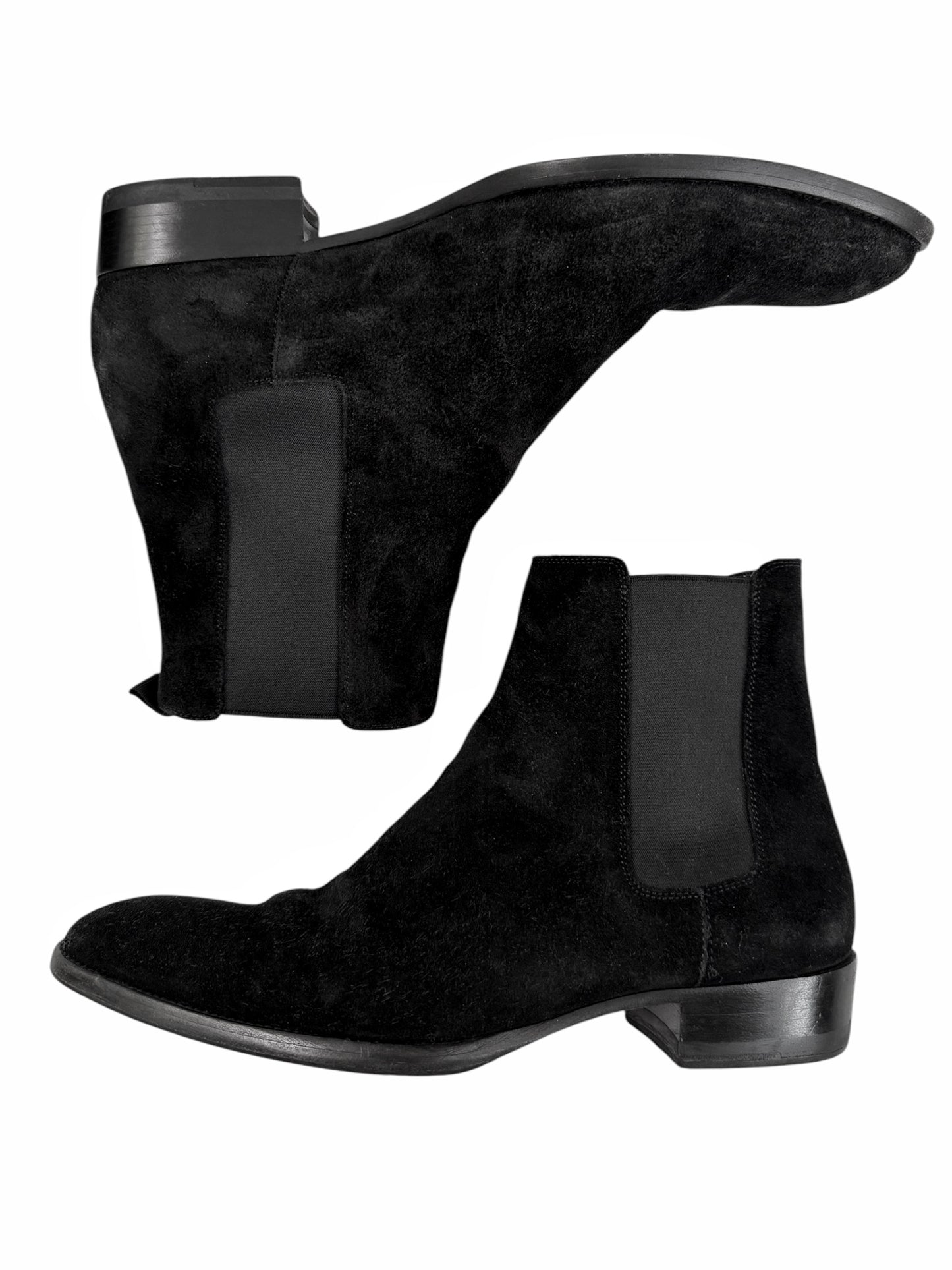 Wyatt Chelsea Suede Black Boot