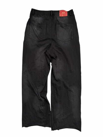 Sun Faded Baggy Stripe Academy Crest Pants