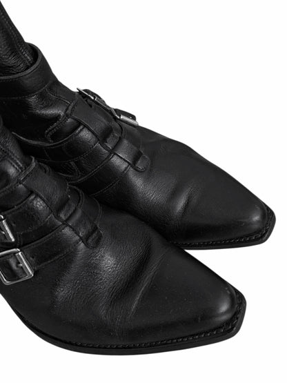 Berlin Buckle Strap Boots