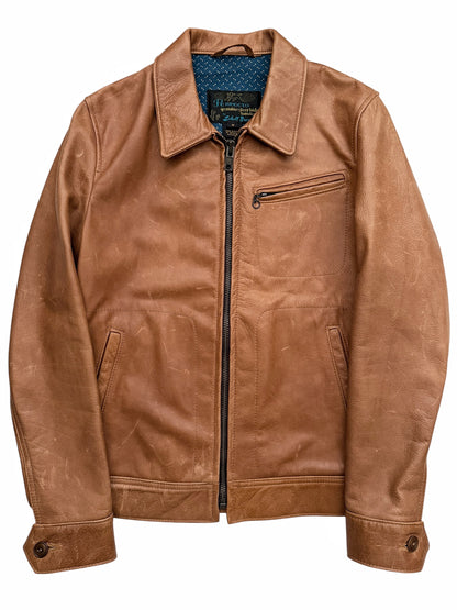 575 Steer Hide Zip Leather Jacket