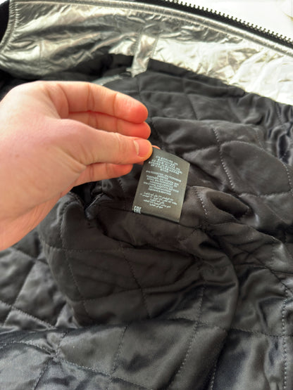 Metallic Backzip Bomber