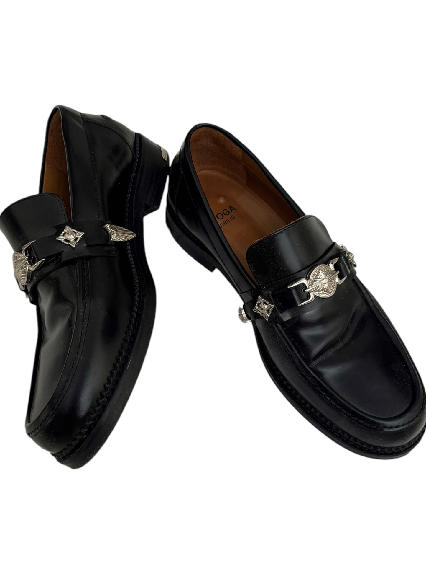 Metal Embellished Loafers