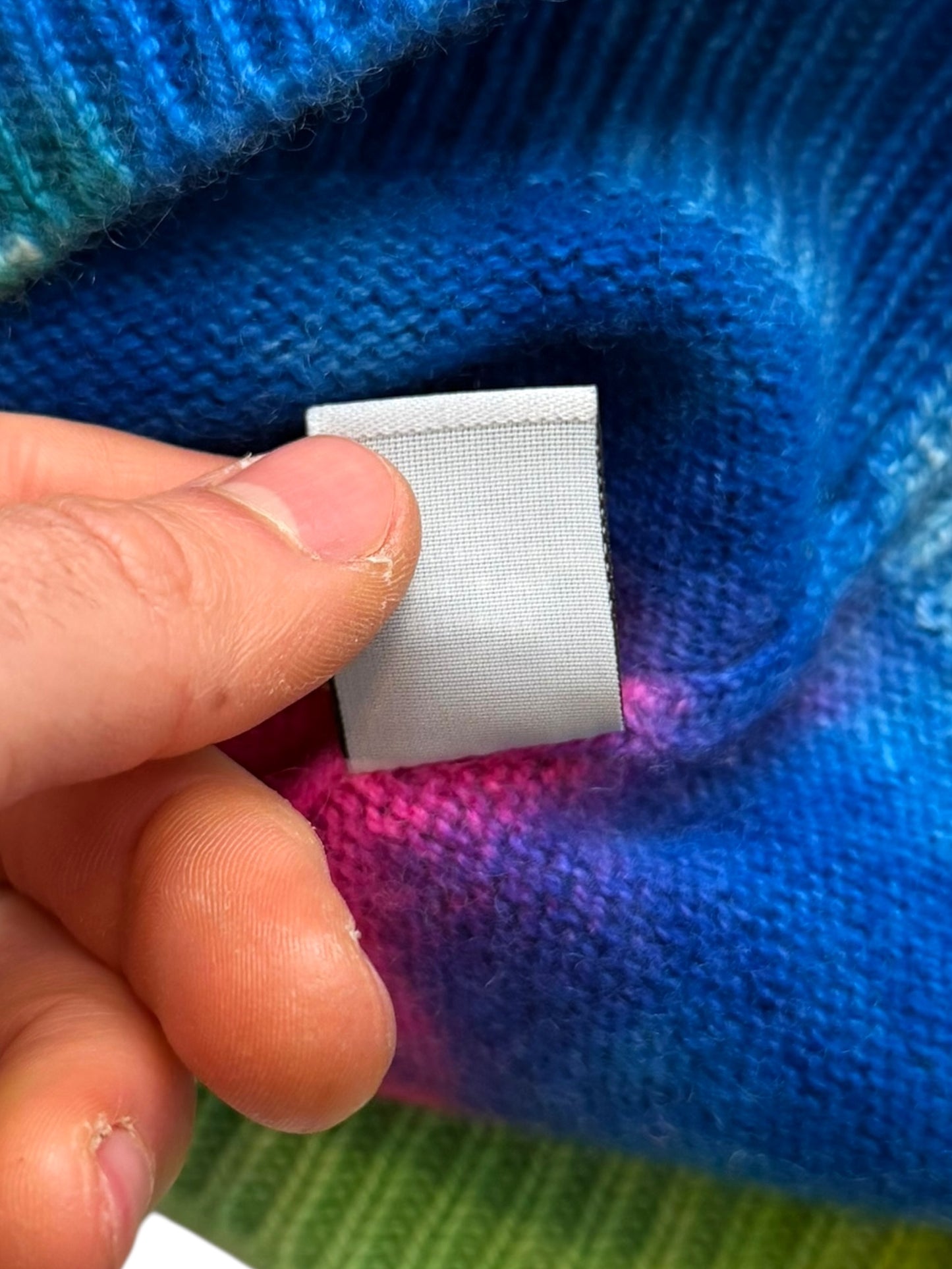 Cashmere Rainbow Tie-Dye Sweater