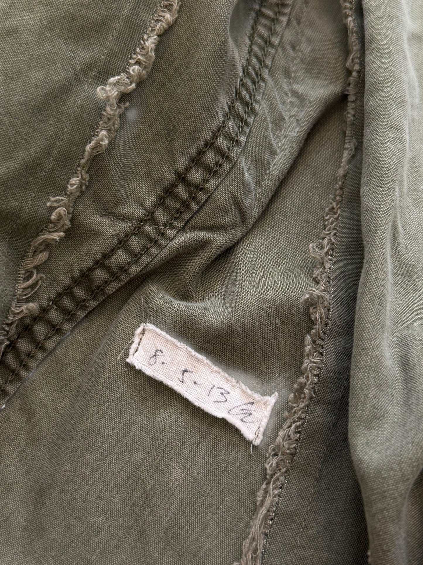 2013 OG “The Batman Coat” U.S. Army Tent Material