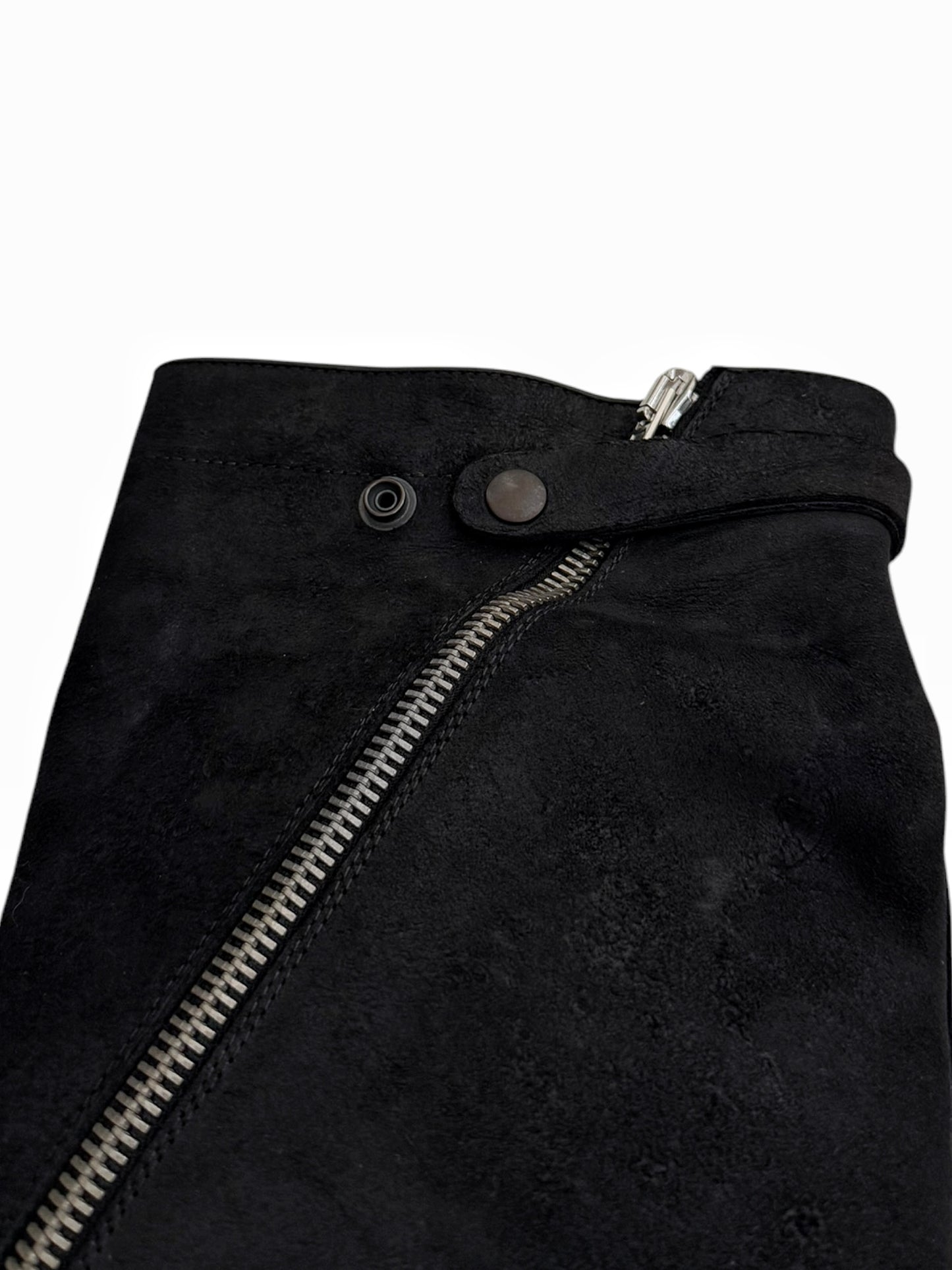 Limo Reverse Leather Knee High Tornado Creeper Boot