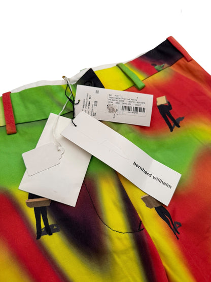 Box Man Psychedelic Print Pants