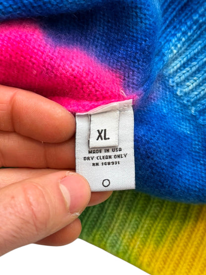 Cashmere Rainbow Tie-Dye Sweater
