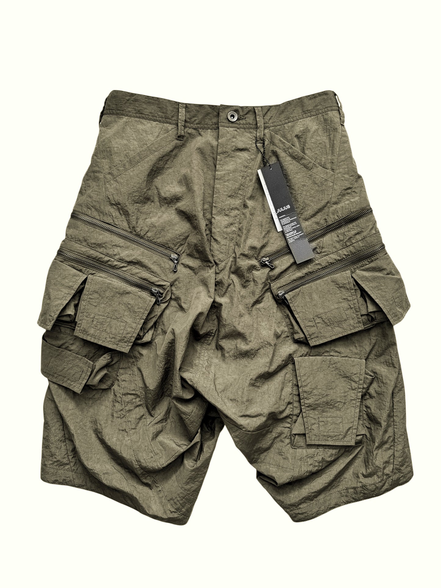 2024 Nylon Heavy Taffeta Cargo Shorts