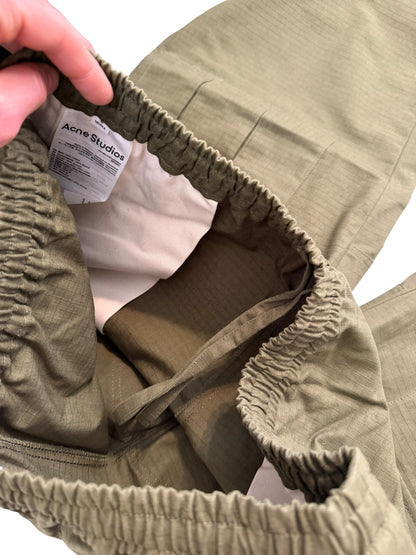 Green Baggy Ripstop Sandwich Bag Cargo Pants