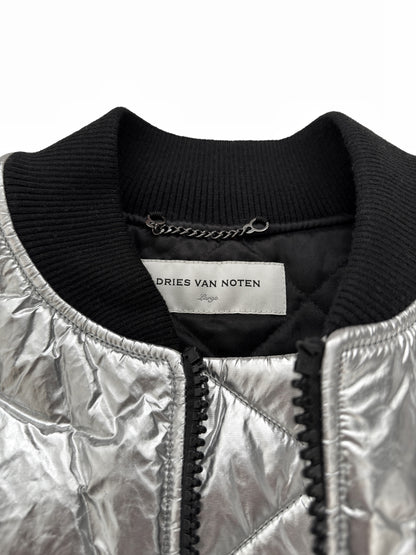 Metallic Backzip Bomber