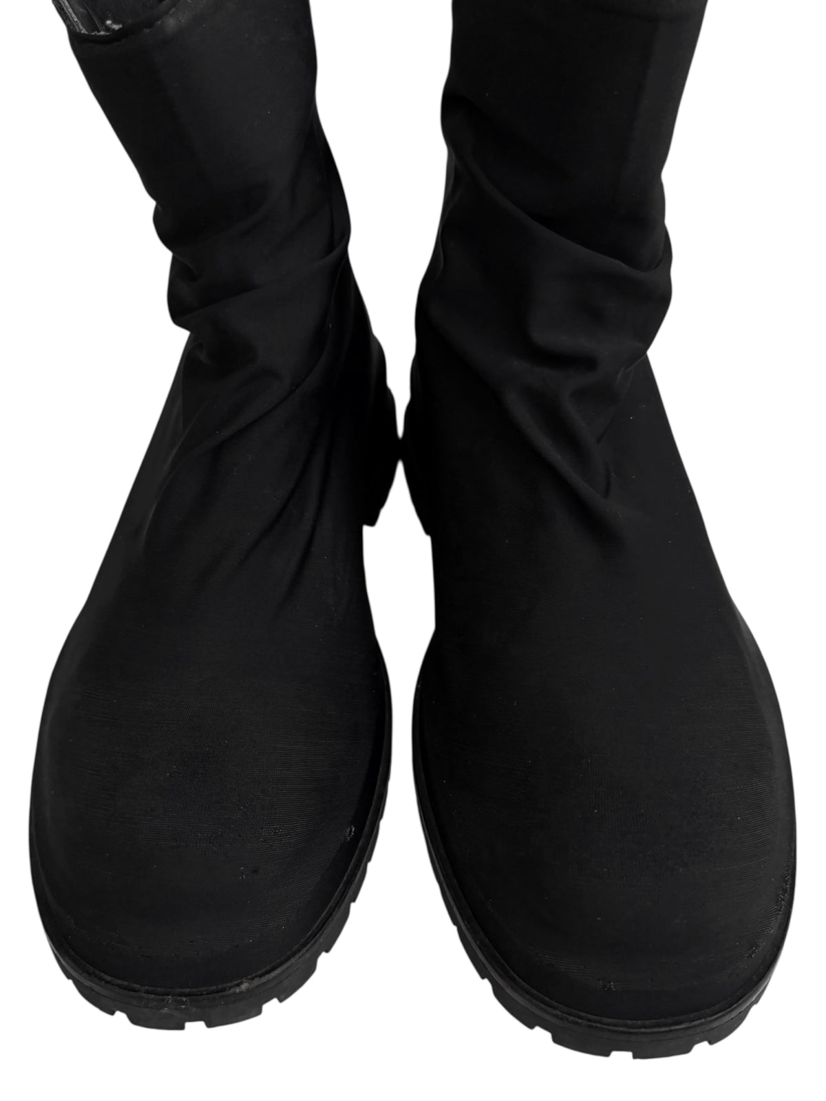 Black Marathon Draped Boot