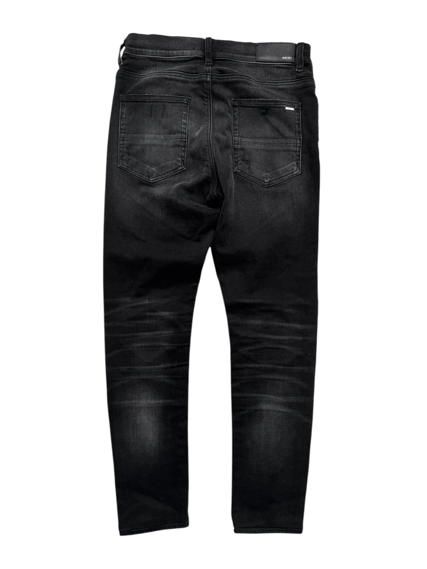 MX1 Green Ultra Suede Repair Skinny Denim