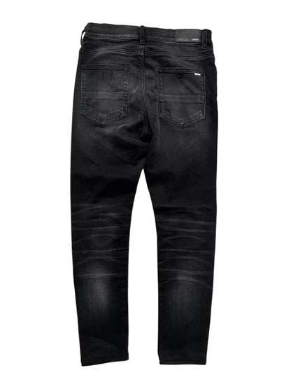 MX1 Green Ultra Suede Repair Skinny Denim