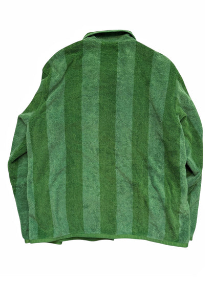 Green Chenille Towel Jacket