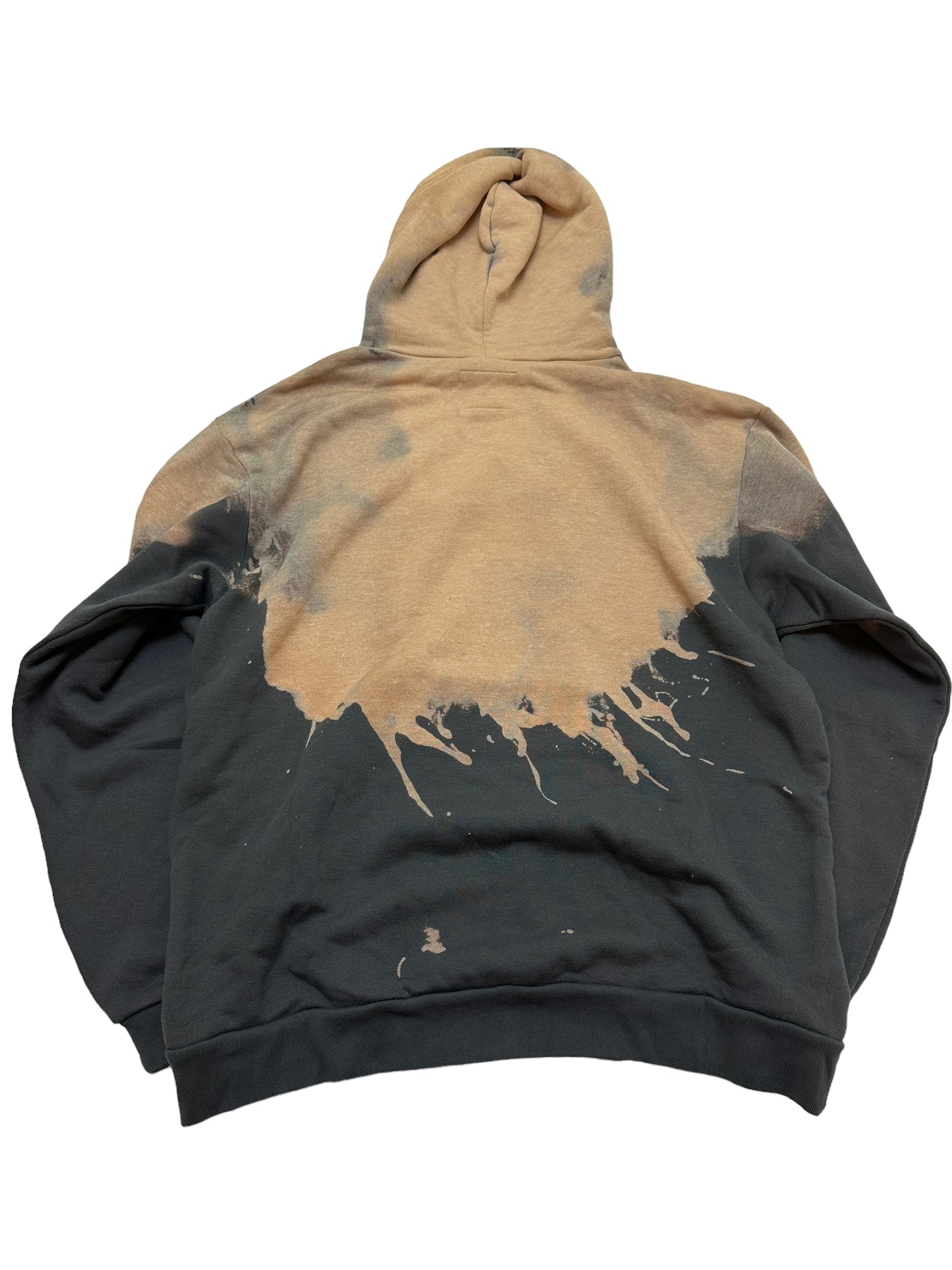 Black/Green/Brown Bleach Mud Hoodie