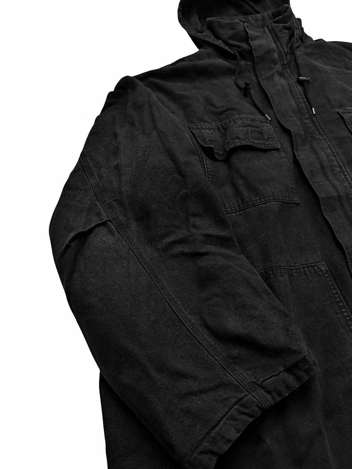 Persona Washed Denim Maxi Parka