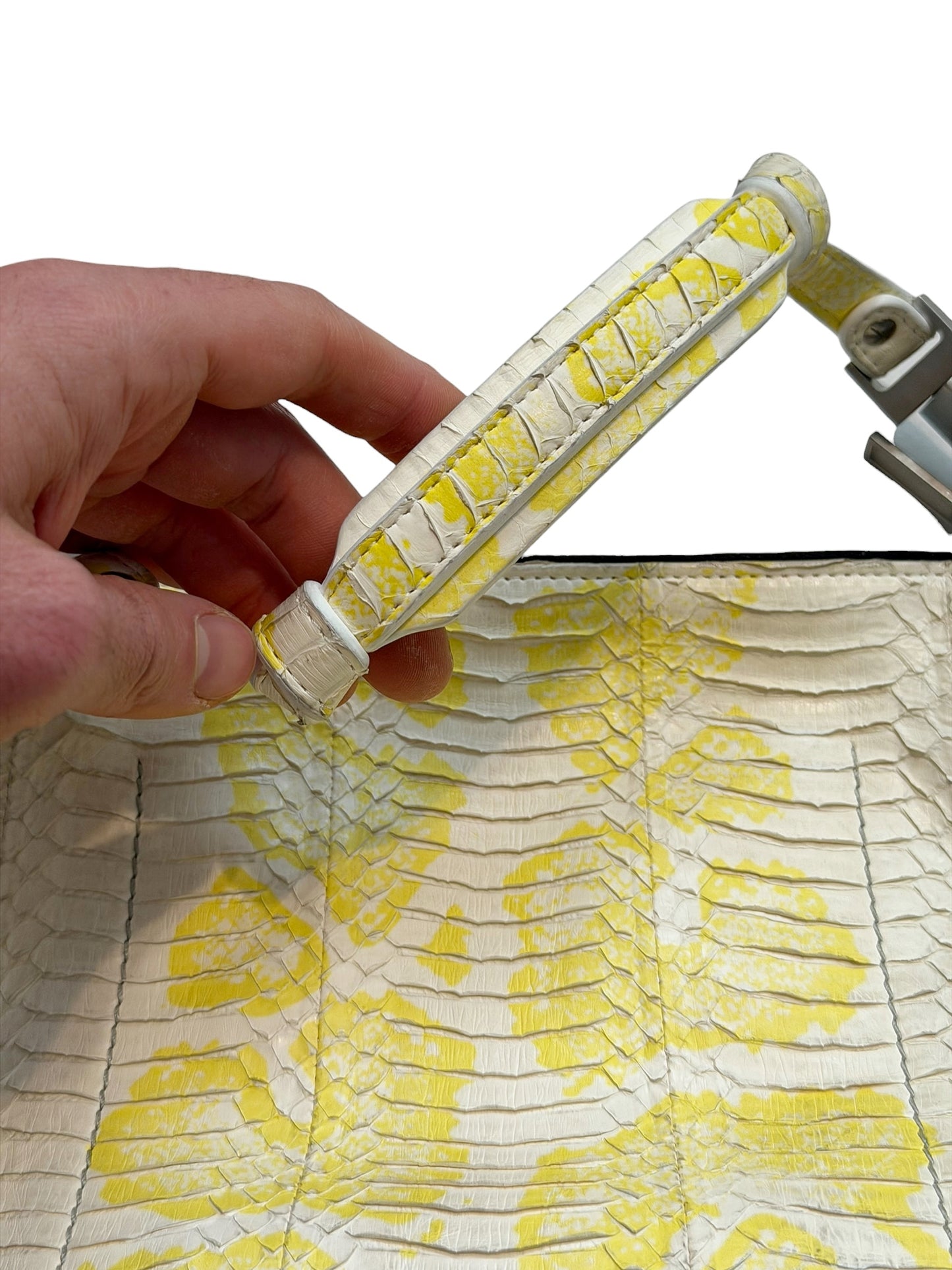 Performa Acid Yellow Python Bag