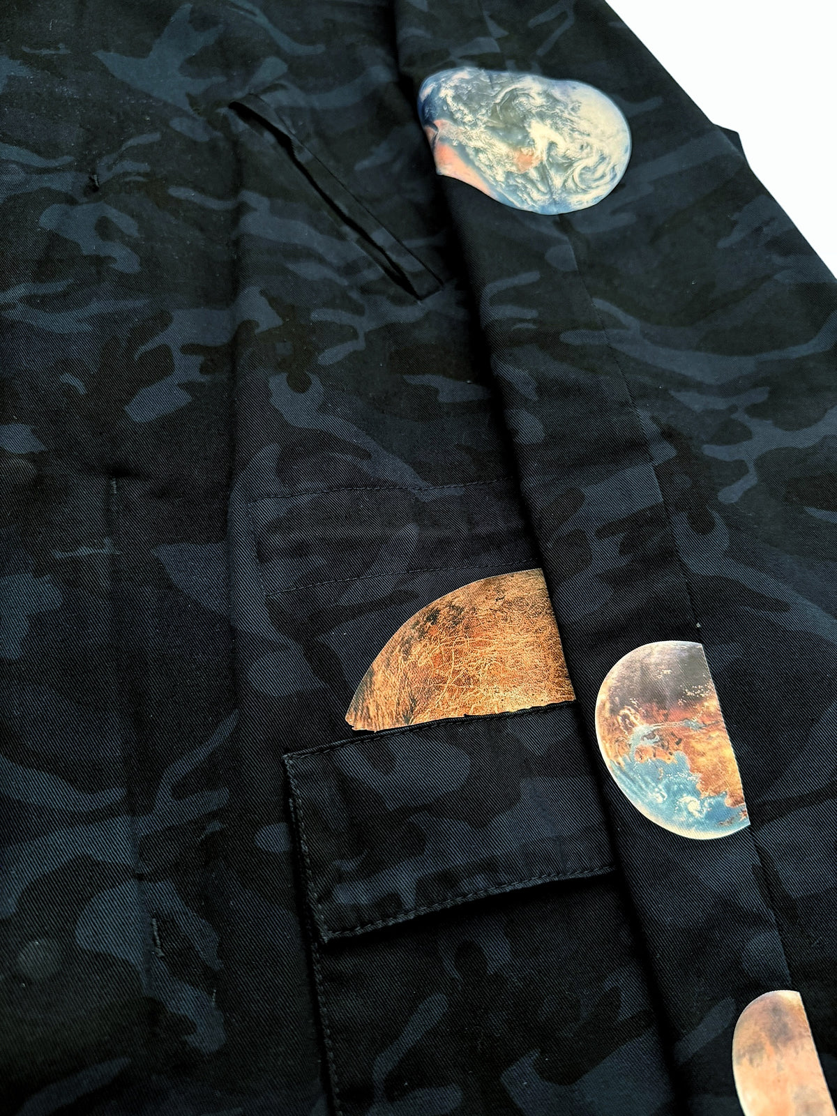 Sterling Ruby Camo Shark Fathers Parka