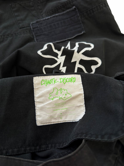 2001 Chaotic Discord “Scab” Patched Shorts