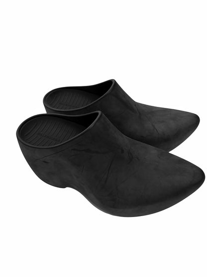 Mud Show Distressed Techno Clog Black