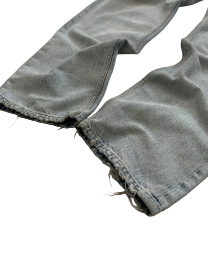 Stain Washed Baggy Skate Denim