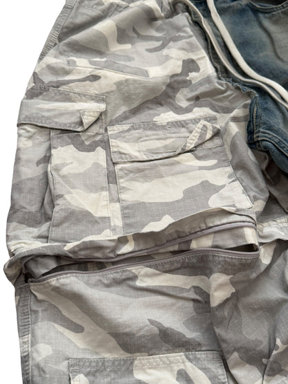 2024 Split Camo Denim Cargo 50/50