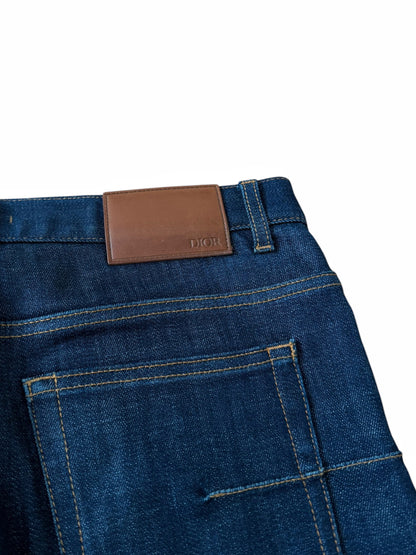 Trotter Monogram Cuff Denim