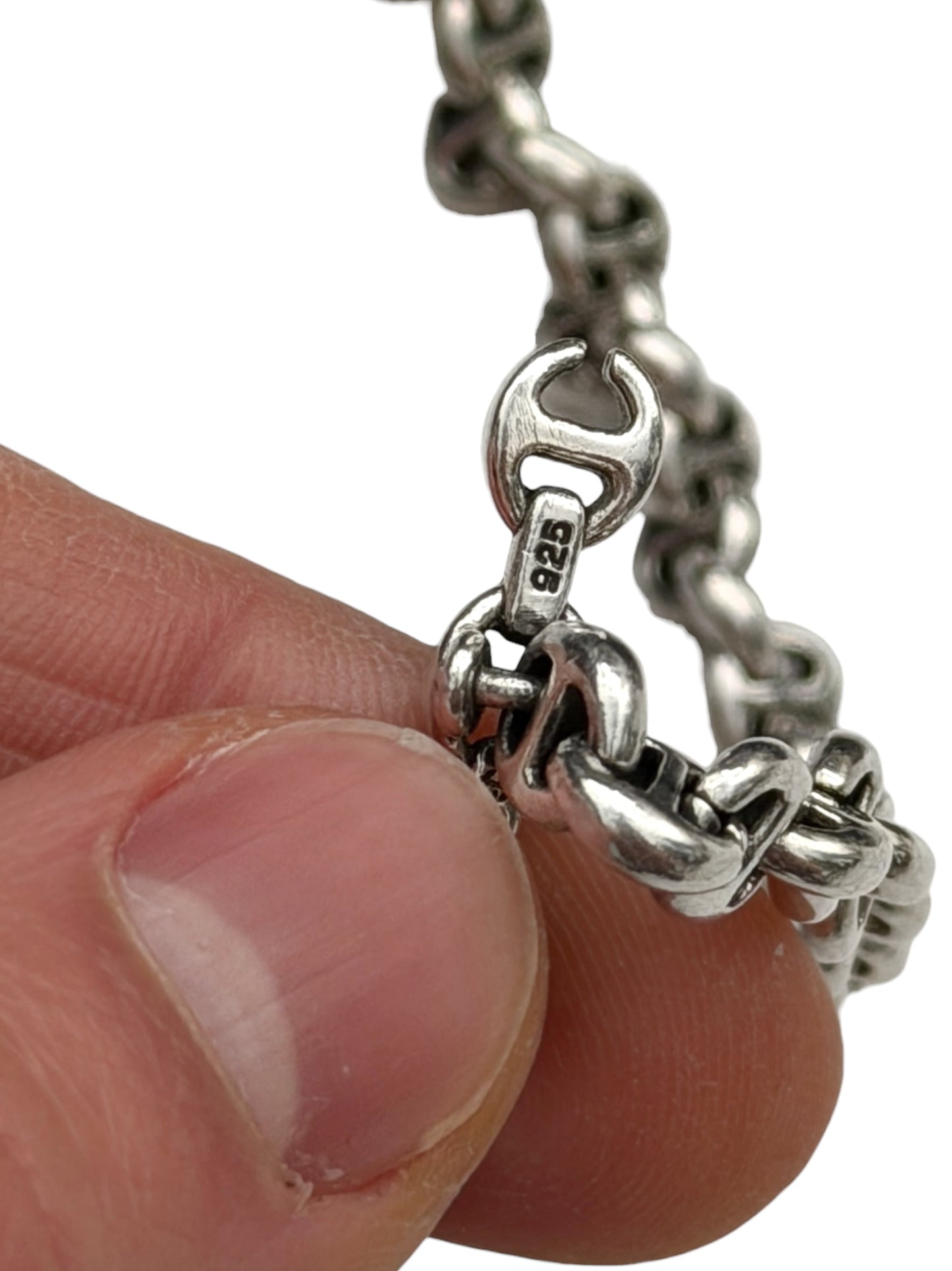 5MM Diamond Silver Link Chain