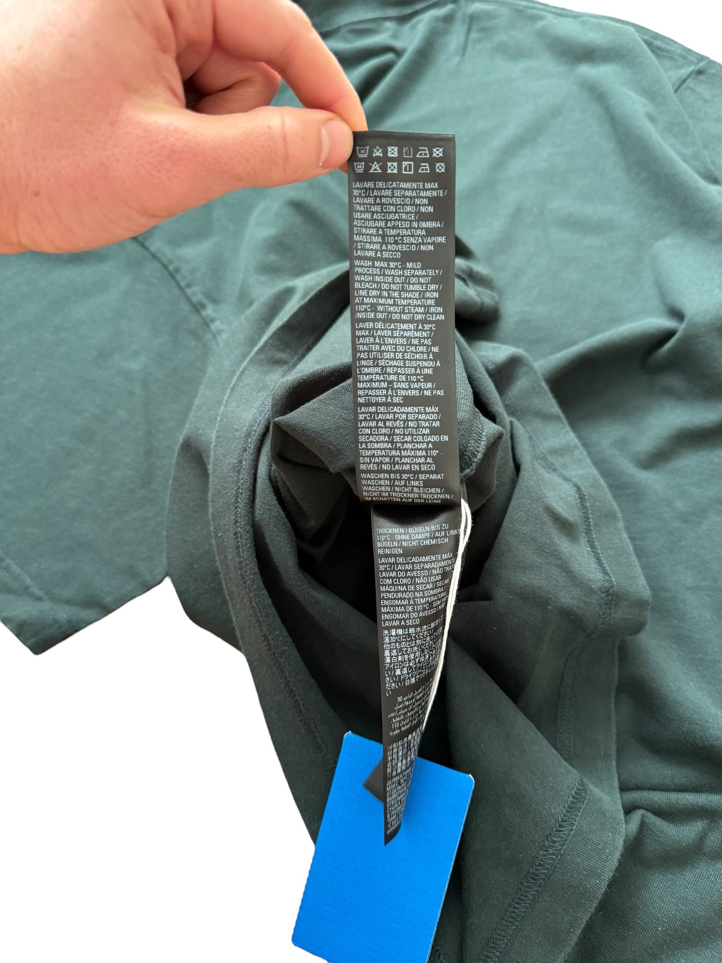 Green Adidas Embroidered Logo Oversized Shirt