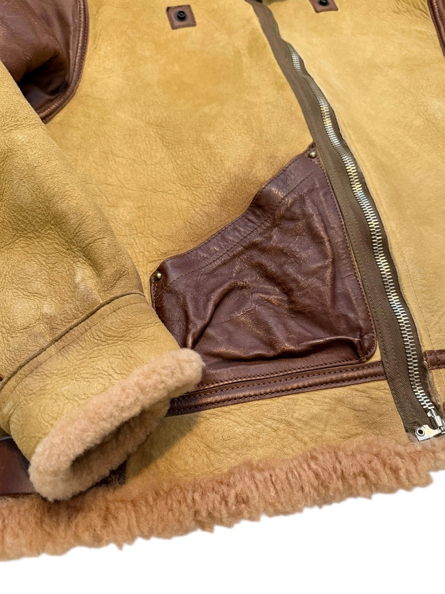 Reproduction WW2 B-3 Shearling Leather Jacket