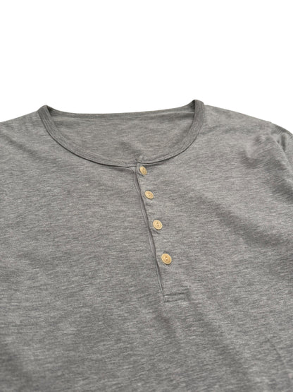 Lightweight Grey Henley