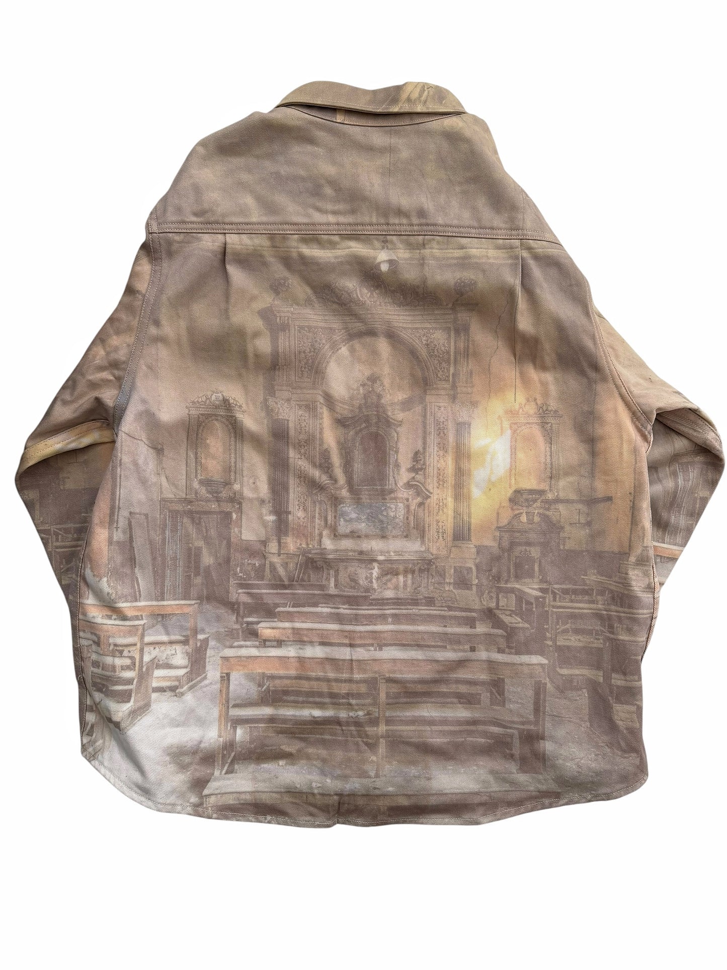Cathedral All Over Photo Denim Over Shirt
