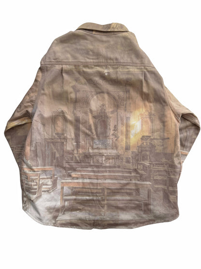 Cathedral All Over Photo Denim Over Shirt