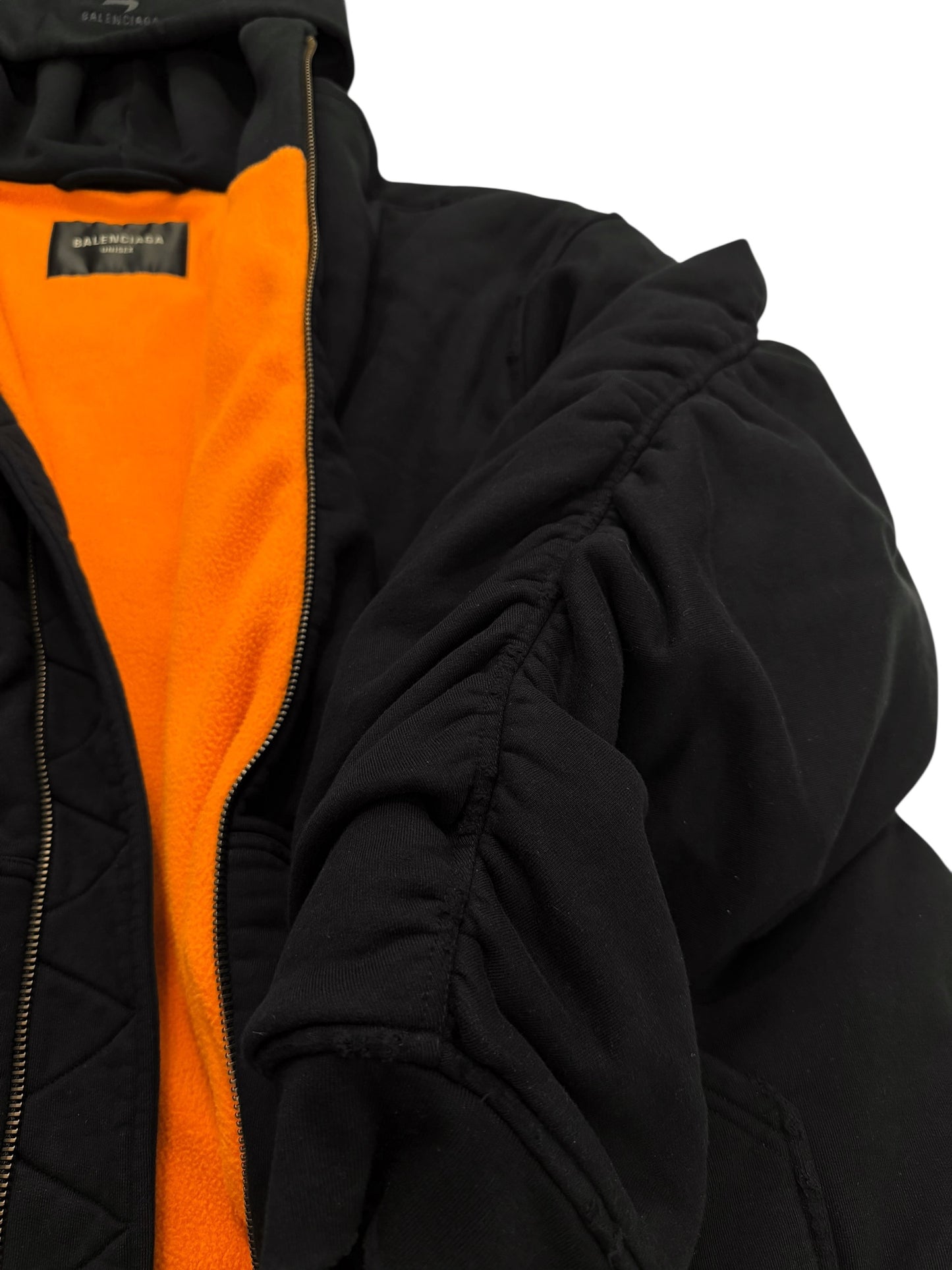 Heavy Cotton Fleece Hooded Bomber