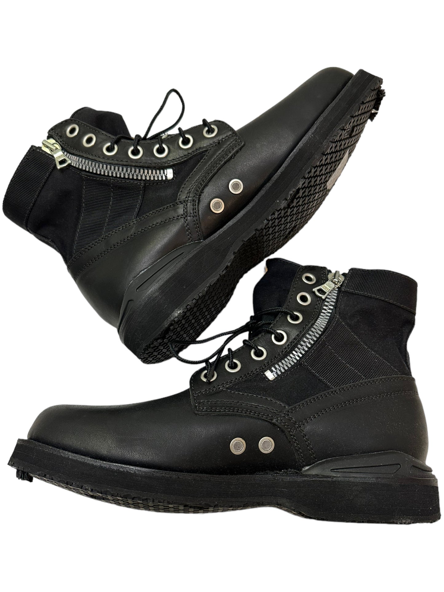 7 Hole ‘73 Folk (Veggie) Black Zip Boot