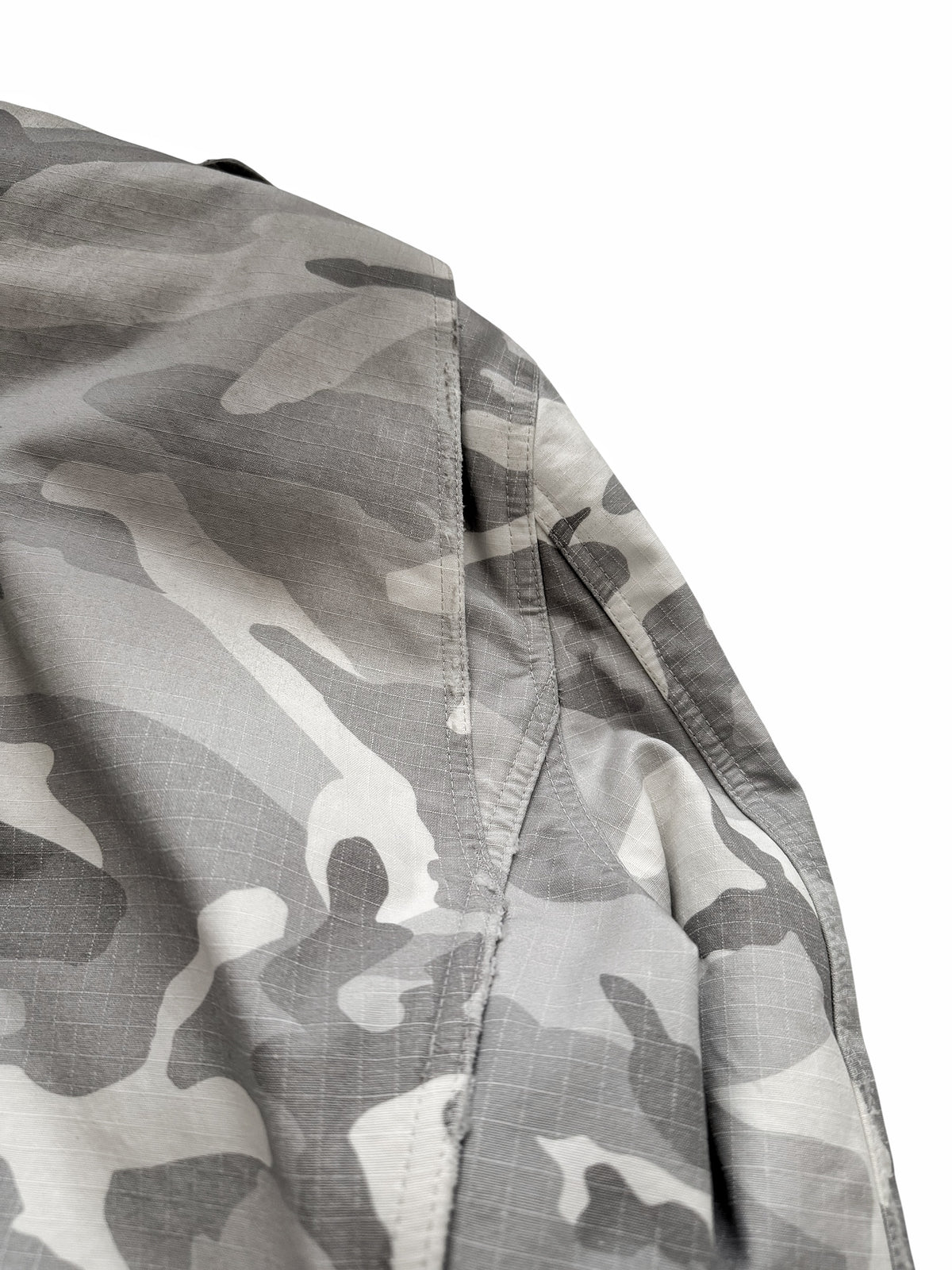 2024 Steroid Biker Camo Distressed Jacket