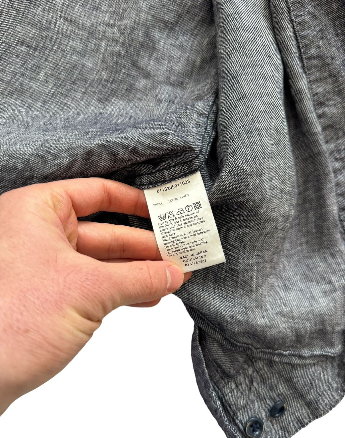 OG Linen Noragi Chambray Throwover