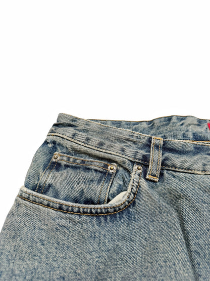 Distressed Big Daddy Baggy Denim Jeans
